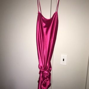 Vintage pink slip dress